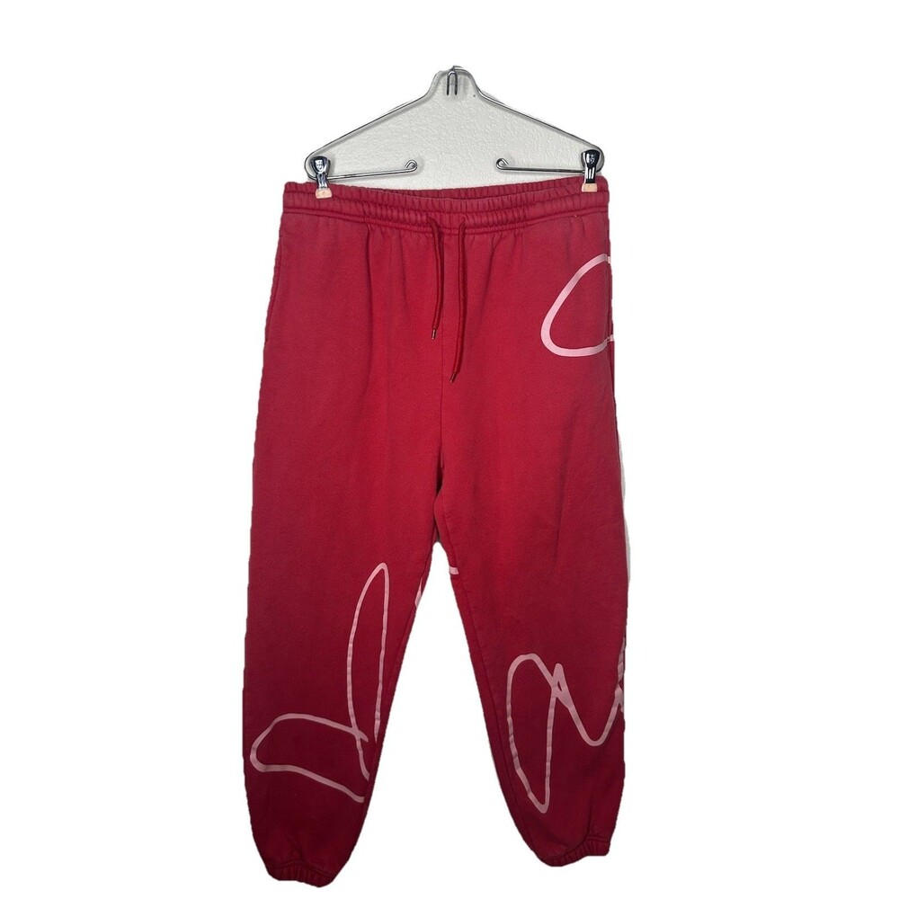 Adele Concert Gear (Artist) Red Signature Signed sweatpants Fleece Pockets XL